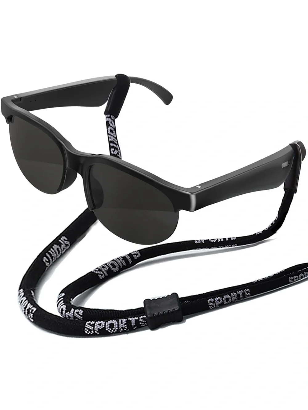 Wireless Smart Sunglasses in Black - Bluetooth Audio & Calls